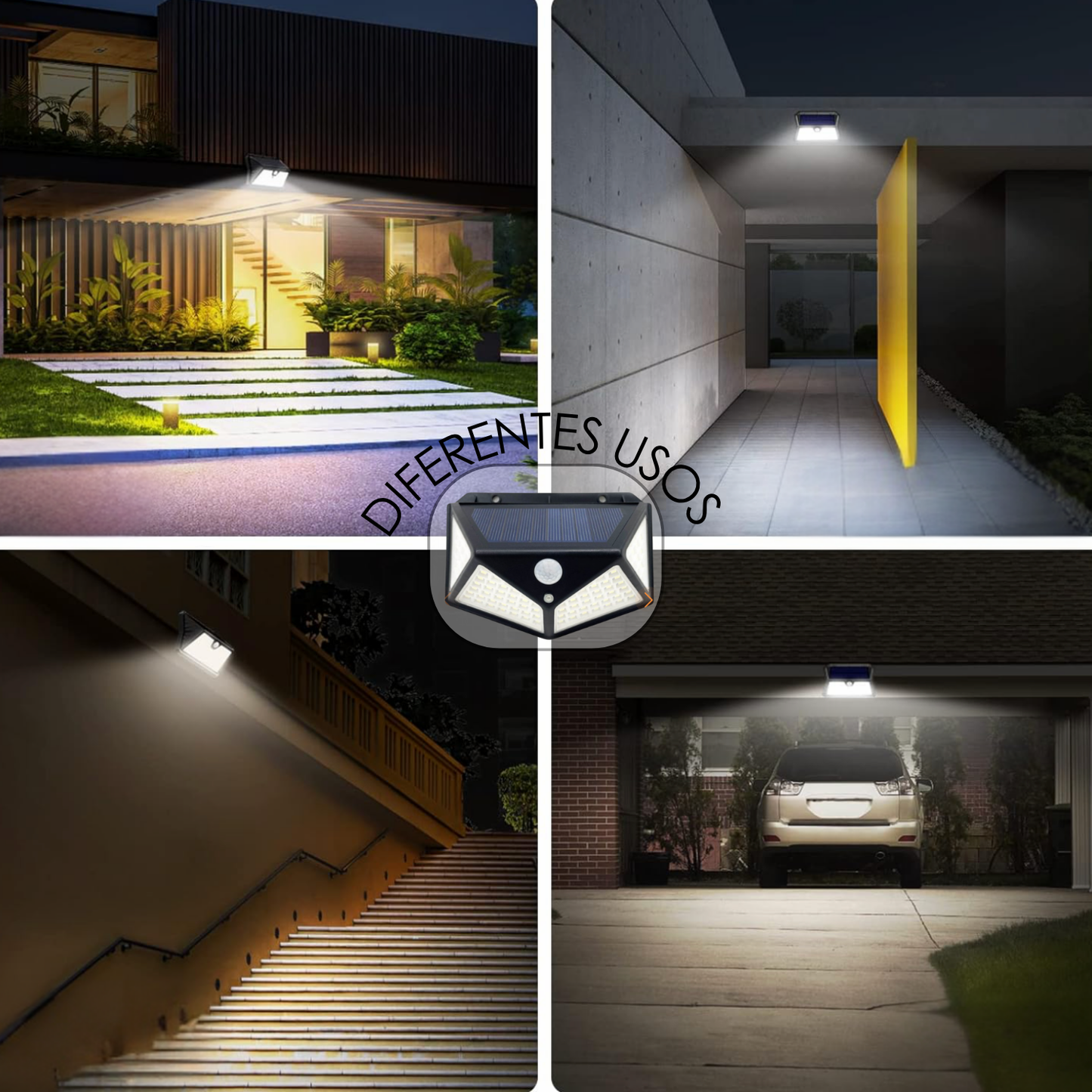 EcoLux LED® | Luz Solar Exterior | con Sensor de Movimiento
