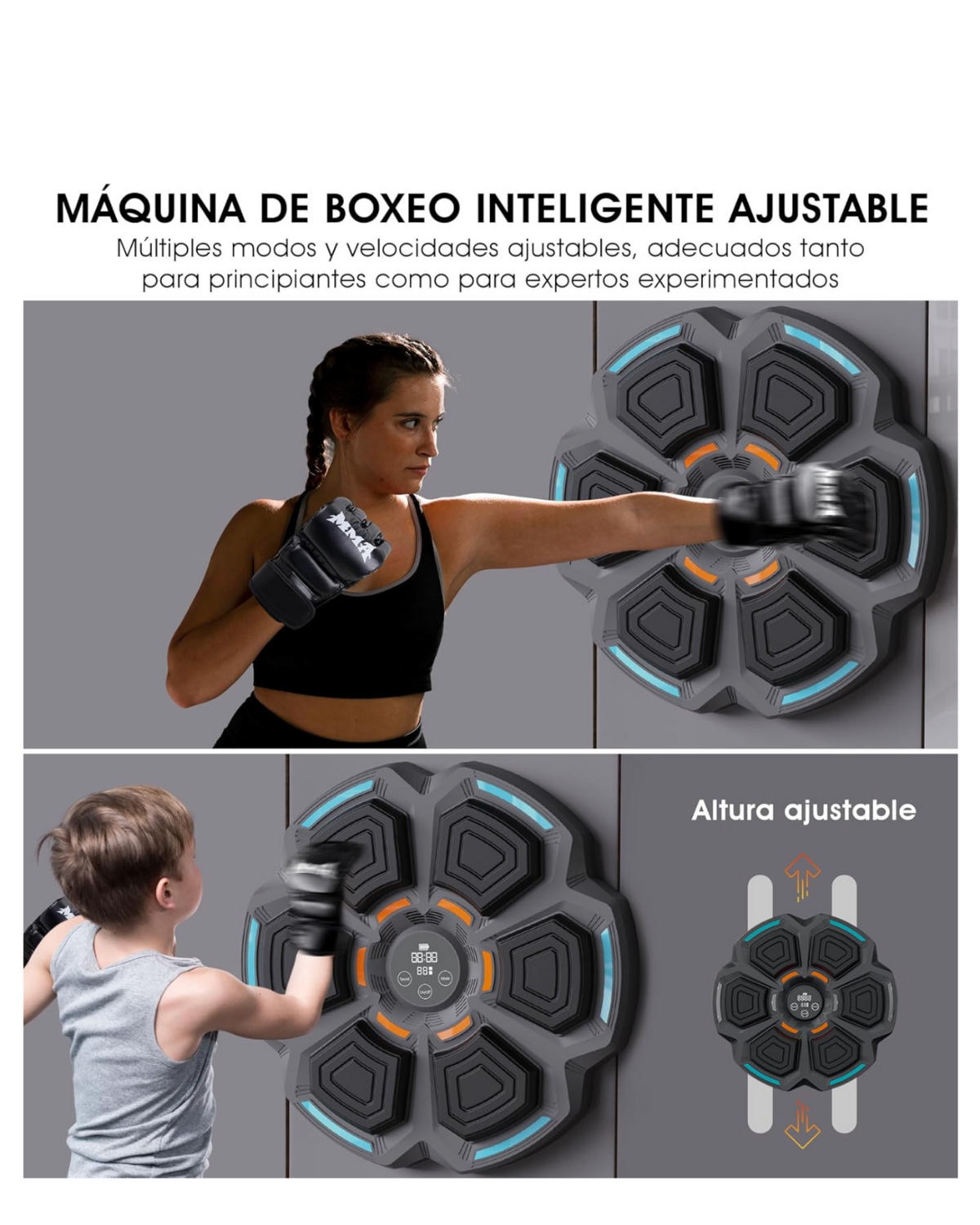 Equipo SoniBox® Bluetooth| Iluminación Rítmica y Conteo Inteligente| 9 Modos de Velocidad