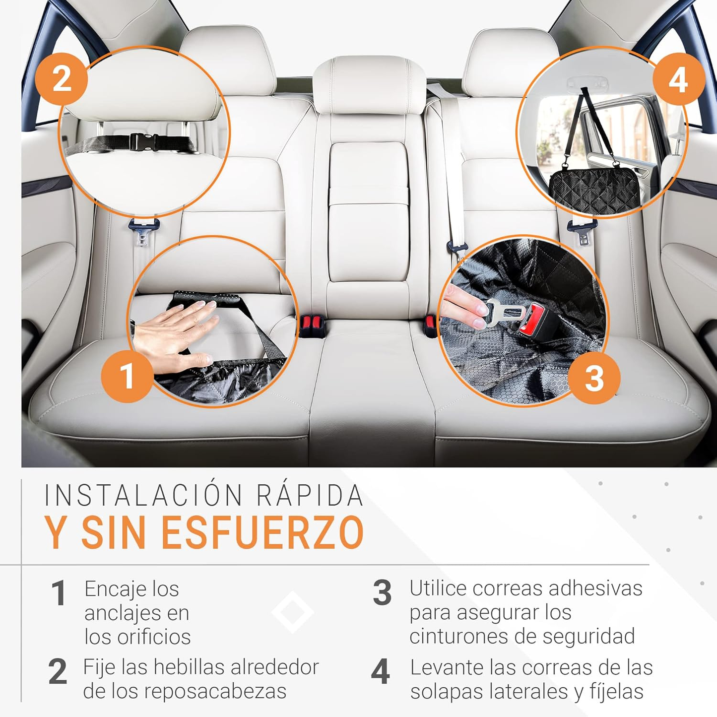 MoviDog® | Funda Coche para Perros | Impermeable y Antideslizante