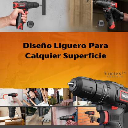 Taladro Atornillador VERTEX™ | Maletín Para Mejoras en el Hogar