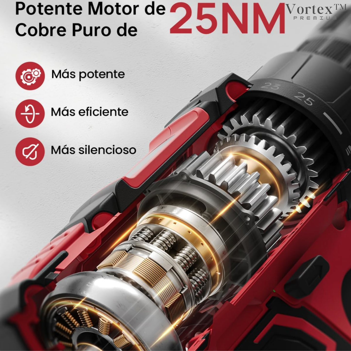 Taladro Atornillador VERTEX™ | Maletín Para Mejoras en el Hogar