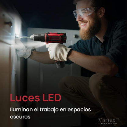 Taladro Atornillador VERTEX™ | Maletín Para Mejoras en el Hogar